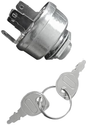 Kueohse Interrupteur D'Allumage pour Tondeuse à Gazon 6 Broches Interrupteur D'Allumage 532102972/33-399 pour Tondeuses à Gazon et Véhicules Agricoles Tracteur