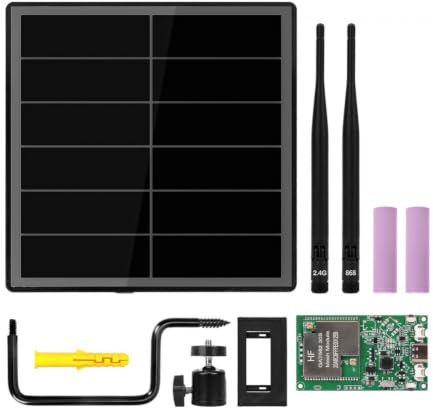 Toheitian Nodo Repetidor Lora D5L-G1 para Meshtastic Solar Power con Placa de 30dBi GAT562 30S Lora Flashing Meshcore Mesh Node 868MHZ