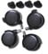babybay Rollensatz Parkett / Rollen passend für alle babybay Modelle / vom Beistellbett zum Stubenwagen (schwarz) (1er Pack)