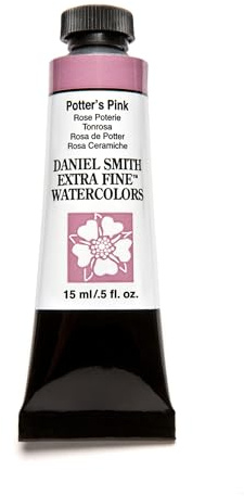 Potter's Pink Series 3, 15ml Tube Daniel Smith Extra Fine Watercolour