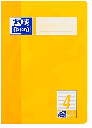 Oxford 100050378 Notizblock, A5, gelb, A5, 90 g/m²