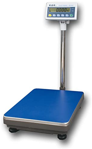 G&G TC-K Plattformwaage, TC100KB: 100kg / 1g, 40 * 50 cm Fläche, RS232 Anschluss, Bluetooth-fähig Stabile Ausführung (Gussrahmen). Paketwaage, Industriewaage (Version: TC100K: 100kg / 1g)