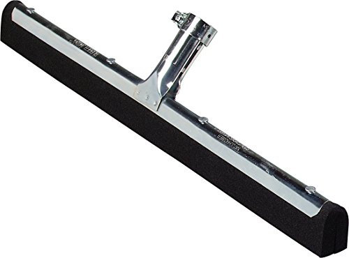Carlisle 36631800 Flo-Pac Soft Foam Rubber Squeegee with Metal Frame, 18 Overall Width, Black (Case of 10)