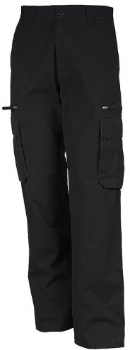 Kariban Spaso Heavy Canvas Workwear Trouser/Pants (XS) (Black)