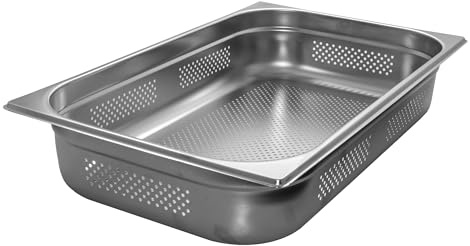 Getgastro contenants Gastronorm GN Bac GN 1/1 inox 16 L profondeur 100 mm perforé