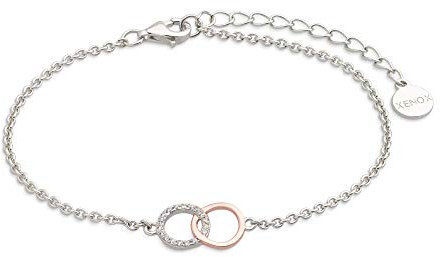 Xenox XS2932R Armband Damen Happy Hour Kreis Zirkonia Silber Rosé