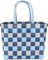normani Einkaufskorb Shopper geflochten aus Kunststoff - robuster Strandkorb aus wasserabweisendem Material Farbe Classic/Namaka