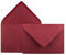 1000 Briefumschläge DIN C6 Dunkelrot Rot - 11,4 x 16,2 cm - Kuverts mit 80 g/m² Nassklebung spitze Klappe - Umschläge ohne Fenster - Colours-4-you