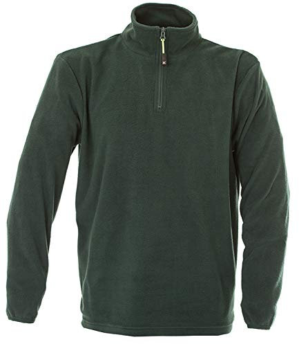 CHEMAGLIETTE! Felpa da Lavoro Uomo Maglia in Micro Pile con Mezza Zip Collo Alto JRC Malmo