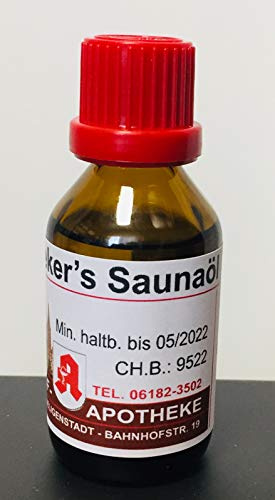Apotheker's Sauna Öl Spezial I (harmonisierende Kräuter) - Saunaaufguss 100% Bio-Öle, naturrein