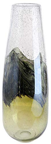 GILDE GLAS art Vase - Glasvase - Geburtstagsgeschenk für Frauen - H 48 cm