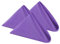 Stoffservietten, 50,8 x 50,8 cm, waschbar, Polyester-Servietten, weiche Tischservietten für Hochzeit, Party, Esszimmer, Bankett (lila, 50 Stück)