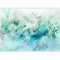 murando - Papier peint panoramique artistique 350x256 cm - Revêtement mural décoration chambre salon - Design moderne - Gris turquoise - Aquarelles été fleurs prairie plantes nature f-C-0476-a-a