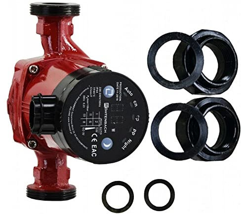 DAMBAT Heizungspumpe Hocheffizienzpumpe 32-80/180 Rot Modern, Efficient, and Low-Maintenance