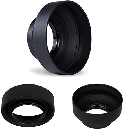 Gegenlichtblende für Sony Alpha A6100, A6300, A6400, A6500, A6600 mit Sony E 70-350 mm f/4,5-6,3 G OSS Objektiv, 67 mm
