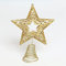 PERZOE Glitter Star Christmas Tree Topper for Small Christmas Tree Decoration 5#