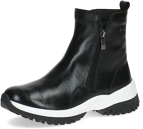 CAPRICE 9-26204-41, Botines planos con cordones para Mujer, Negro (Black Nappa), 40 EU