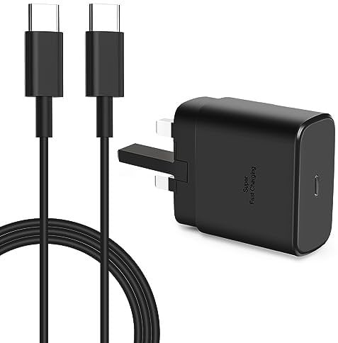 45W Super Fast Charger for Samsung,Gcstnn USB C Plug for Galaxy S25 Ultra/S25+/S25/S24 Ultra/S24+/S24/S23/S22/S21/A56,A55,A54,A36,A26,A16,Z Fold 6/ Flip 6,Tab S10 S9, with 6.6ft 5A Type-C Cable