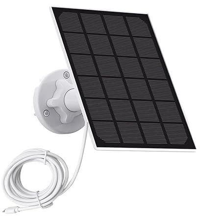 AOSU Solarpanel für Überwachungskamera Aussen Akku