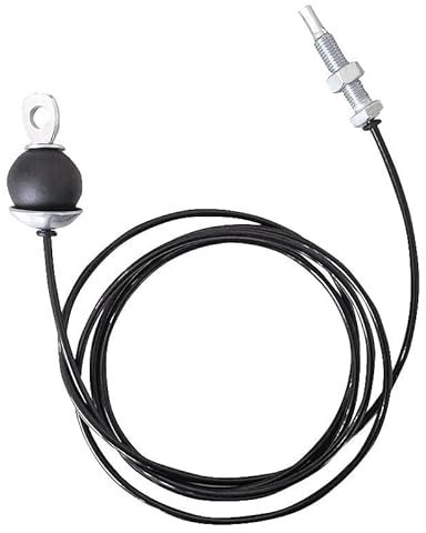 1-6M Home Gym Replacement Cables Thick 5mm LAT Pulldown Cable for Fitness Cable Pulley Machine with Screw and Stopper Ball (Color : 2.5m)