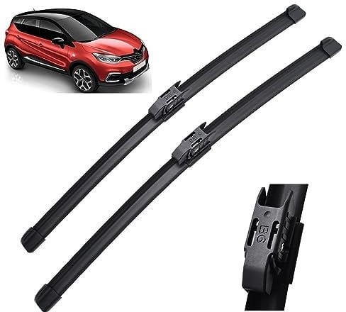 Scheibenwischer vorne, kompatibel mit Renault Captur Kaptur 2016–2019, Windschutzscheibe, Windschutzscheibe, Fenster, Auto, Regenbürsten, 26 Zoll + 16 Zoll
