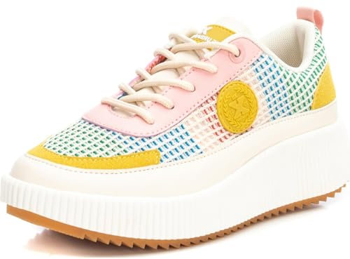 XTI Damen 142465 Sneaker, orange, 40 EU