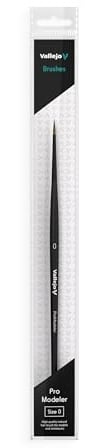 Pinzel Vallejo Pro Modeler B01000 Natural Hair Round Brush No. 0