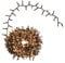 hellum Led Lichterkette außen Cluster, 1,98m 100 LED Cluster Lichterkette mit Timer Kaltweiß und Rot, Strombetrieben indoor & outdoor, Weihnachtsbaumbeleuchtung mit Kabel <59 lm 150742