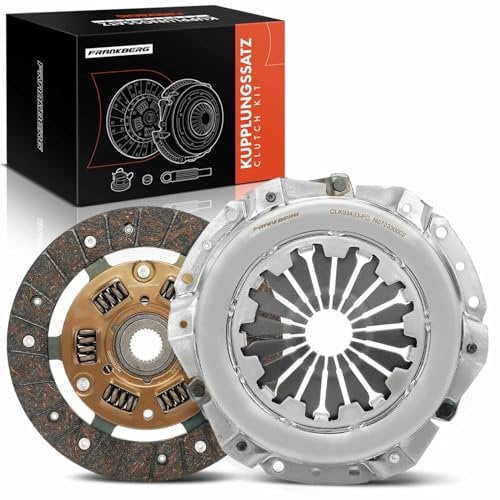 Frankberg Kupplung Kupplungssatz Kompatibel mit Clio I 5/357 B/C57 1.2L 1.4L 1990-1998 Twingo I C06 1.2L 1993-2007 Super 5 B/C40 1.0L-1.6L 1984-1996 Replace# 7701349884