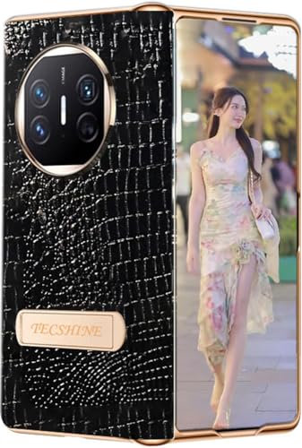 Scharnier Hüllen für Huawei Mate X5. Lederholster für Huawei Mate X 5 Faltdisplay Handyhülle. Einteilige Handy Case aus Leder