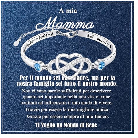VGWON Muttertagsges-Armband, S925-Sterlingsilber-Armband für Mama, Geburtstagsgeschenk für Mama