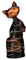 HLELU Cat Wine Holder Rack Cat Shaped Wine Holder Stand Metal Decorative Cat Wine Bottle Holder Sculpture, Easy to Use