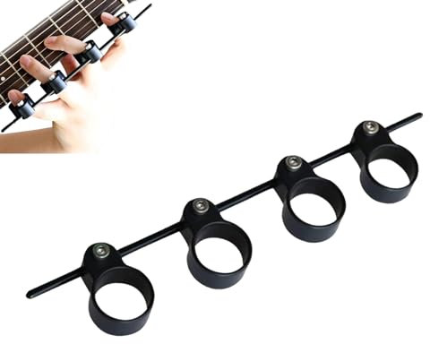 Gitarre Stretcher Gitarren-Finger-Expander Gitarren Fingererweiterung für Musikalische Gitarre Klavier Ukulele Anfänger (Schwarz)