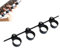 Gitarre Stretcher Gitarren-Finger-Expander Gitarren Fingererweiterung für Musikalische Gitarre Klavier Ukulele Anfänger (Schwarz)