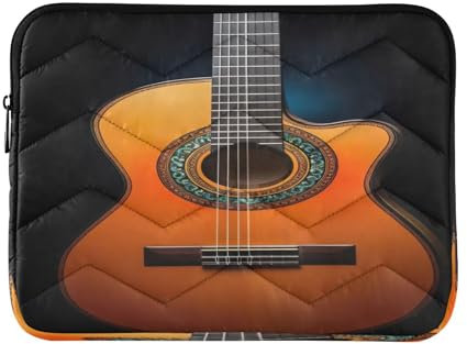 MCHIVER Laptophülle für Musikgitarre, 33,8 cm (13,3 Zoll), leichte Computer-Tragetaschen für Arbeit, Reisen