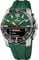 Festina Reloj Hombre F23000/2 Connected D Caja de Titanio Plateado Correa de Caucho Verde