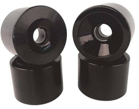 Colcolo 4-teiliges Skateboard-Rollen, Cruiser-Rollen, Stoßdämpfung, glatt, verschleißfest, Longboard-Rollen, 80A, hartes Zubehör, 65MM