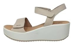 Igi&Co D.Candy, Sandali con Zeppa Donna, Panna, 40 EU