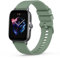 Oumida Bracelet Compatible avec Amazfit GTS 2 / Amazfit GTS 2 Mini, 20mm Sport Silicone Souple Bracelet pour Amazfit Bip 3 / Amazfit Bip U Pro, Vert