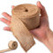 IPEA 2x Rouleaux Rubans Jute de 50 mm pour Décoration, Couture, Bricolage - 20 mètres - 2 Ruban Toile de Jute pour Meubles, Emballages Cadeaux, Bonbonnières, Artisanat pour Mariage et Célébration