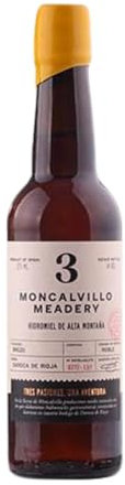 Licor de hierbas Moncalvillo Meadery Hidromiel 3 Miel Seca Alta Montaña Media Botella 37 cl
