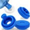 XINCHENG 2Pcs Bottled Water Cover, Water Jug Lids Reusable, Silicone Bottle Caps, Water Bottle Snap On Cap Replacement 55mm 3-5 Gallon Water Jug Lid
