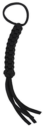 Persistence Quadrat geflochtenes Messer Lanyard - Black
