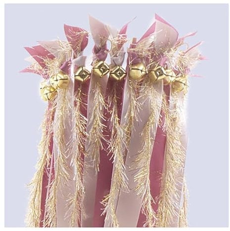 Hrlace MT-02 Lot de 20 baguettes magiques avec cloche, pour mariage, anniversaire, fête, Noël, etc