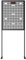 Spider Farmer Growzelt Ausrüstungsboard, Robustes Equipment und Kabelmanagementsystem, Stahl Montagepanel Organizer, Verstellbarer Rankgitter mit Standfuß, Metallgitter für GGS-Controller-Kits