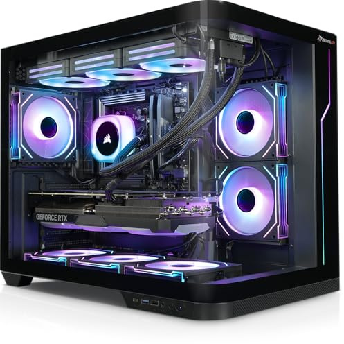 Kiebel Gaming PC Panorama Curve IX, AMD Ryzen 7 9700X, 32GB DDR5-6000, GeForce RTX 5070Ti 16 GB GDDR7, 1TB M.2 SSD, WLAN, Bluetooth, Windows 11 [187164]