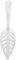Cabilock cuchara de absenta fuente de absenta cuchara con forma de concha gotero de absenta Acero inoxidable Silver