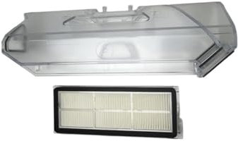 HFIKCOP Bac À Poussière Compatible avec Roborock Qrevo MaxV/Qrevo Plus/Qrevo Pro/Qrevo S, Pièces De Rechange for Aspirateur Robot