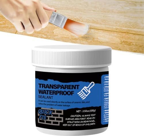 Rivestimento impermeabilizzante impermeabile - Agente di riparazione delle perdite invisibile, superfici trasparenti Adesivo | Fisso pavimento del tetto a parete a base d'acqua innocuo per il balcone