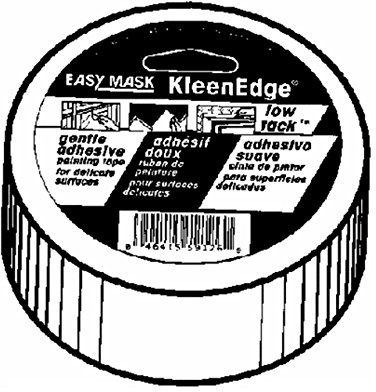 Trimaco 20.500.03 591260 KleenEdge Low Tack Painting Tape, 1-inch x 60-Yard